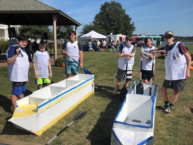 WRUS Students Compete in Washington College's Cardboard Boat Regatta -  Talbot Spy